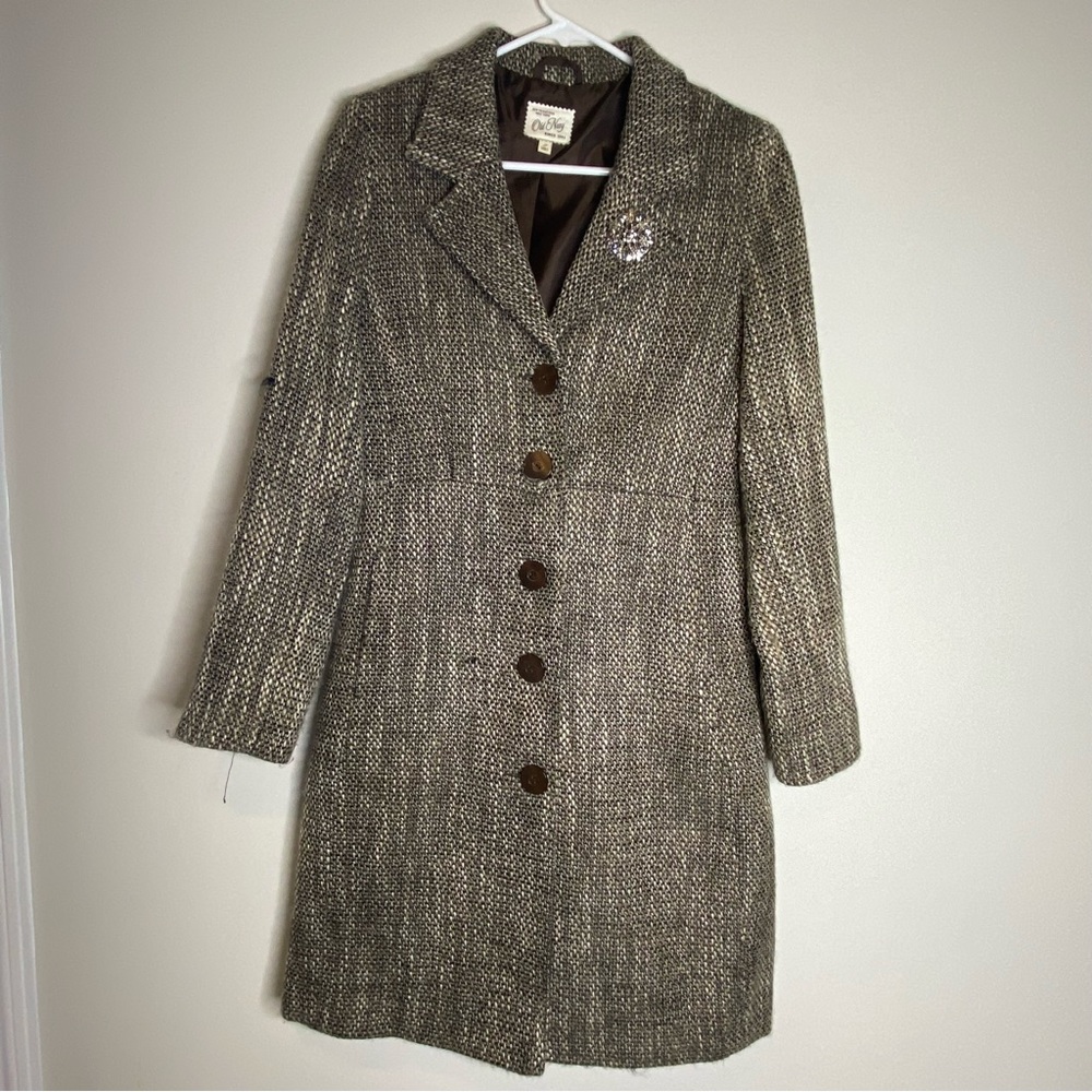 Tweed Old Navy Peacoat